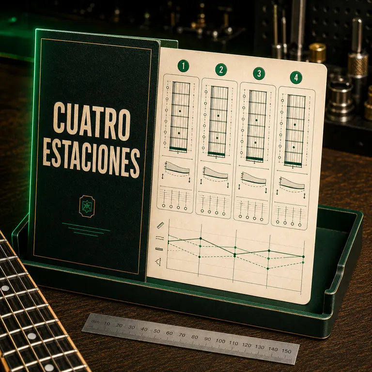 Cuatro Estaciones, guía de control estacional para revisar cómo cambia el instrumento durante el año.